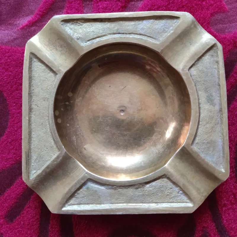زیر سیگاری برنجی پهلوی