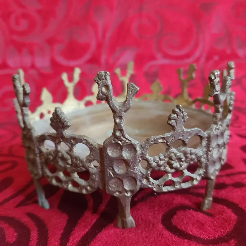 منقل و کفه برنجی قدیمی