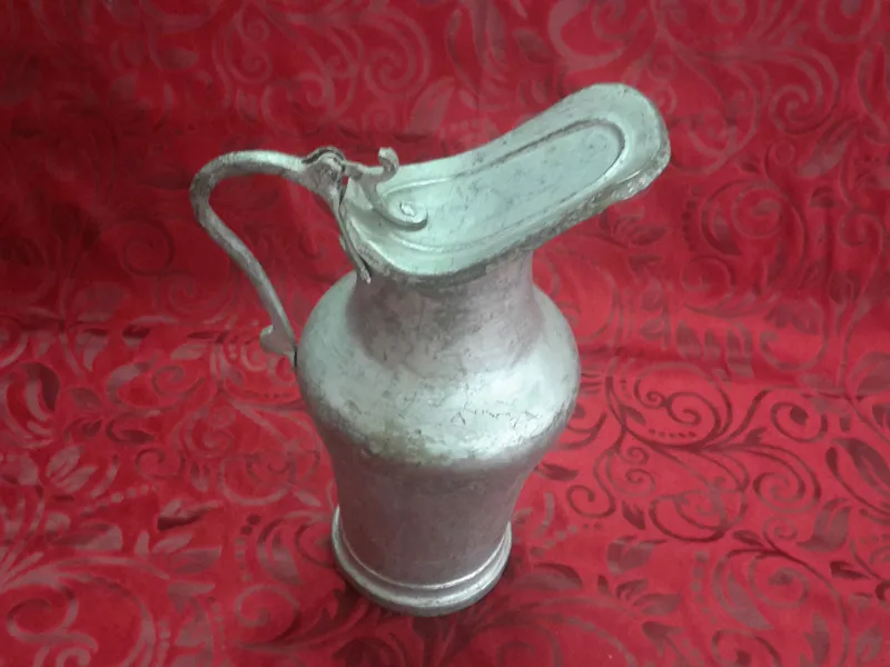 پارچ درب دار مسی قاجاری