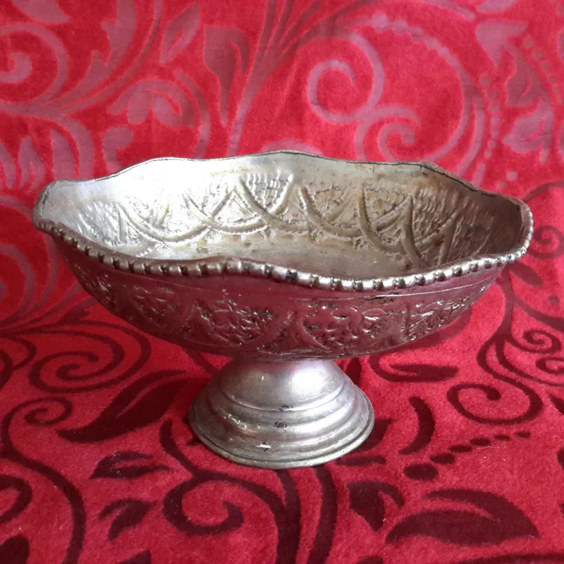 شکلات خوری مسی قلمزنی دستی پهلوی