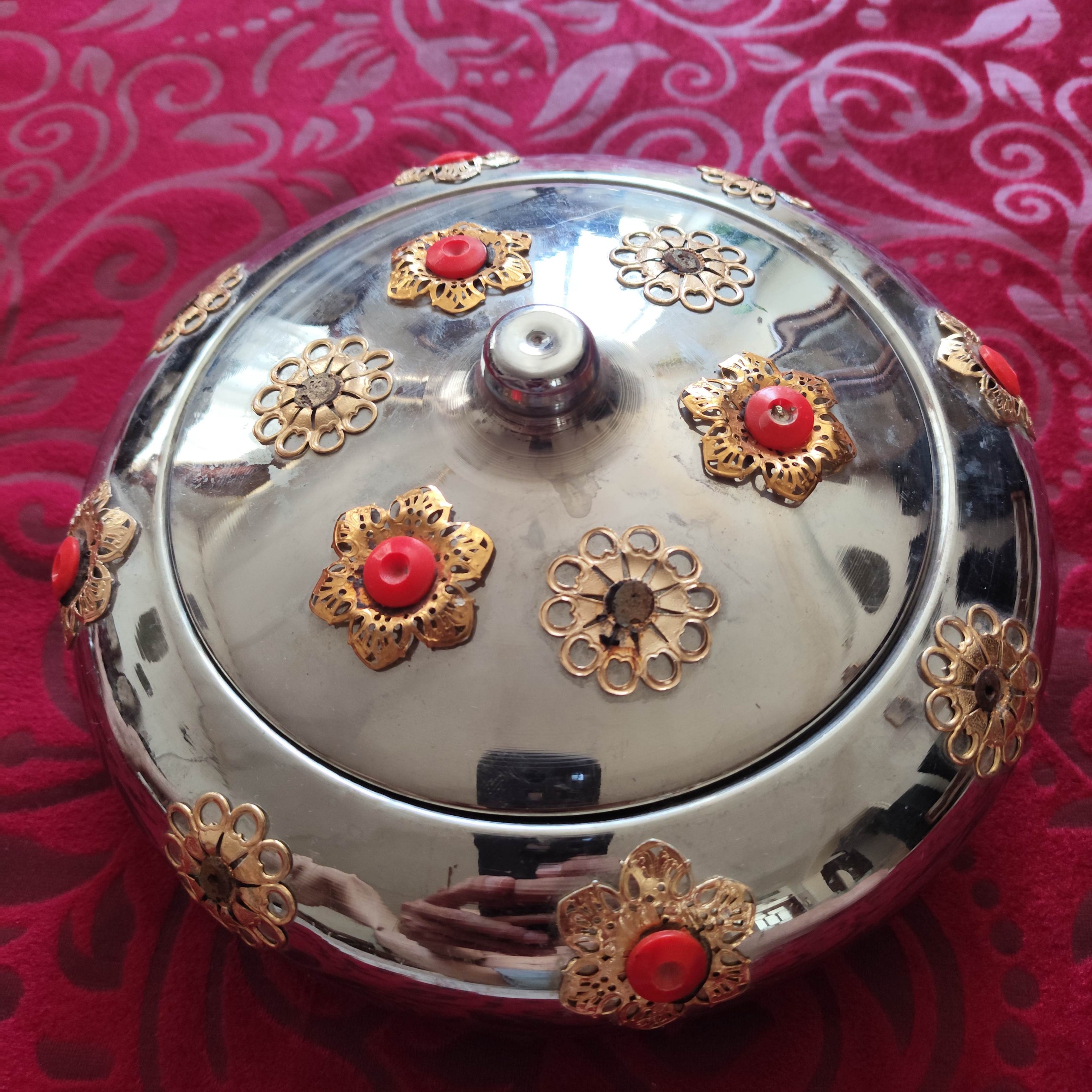 شکلات خوری و آجیل خوری برنجی پهلوی