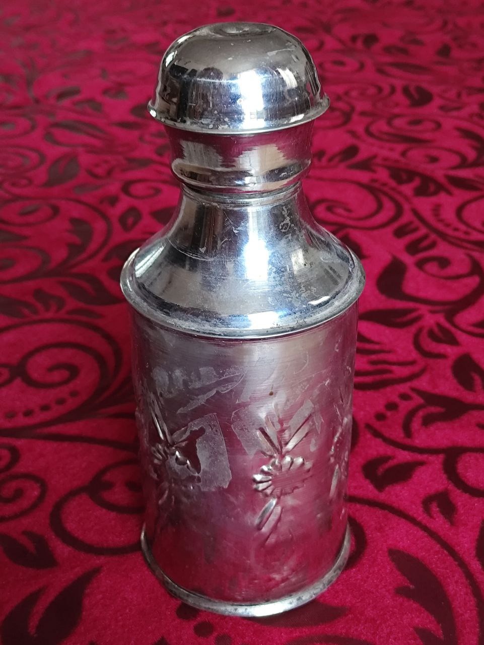 چای دان نقش دار برنجی پهلوی