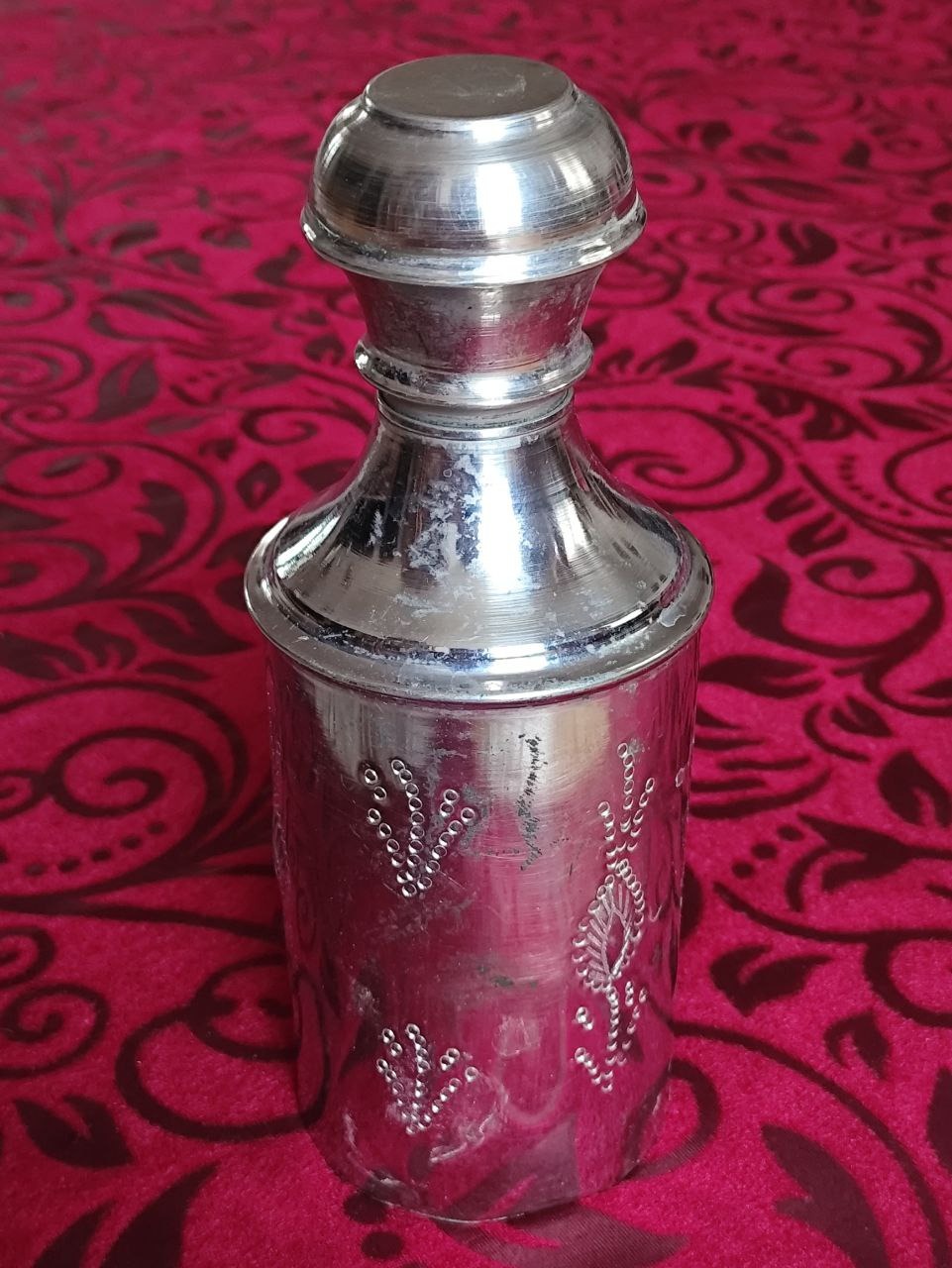 چای دان نقش دار برنجی پهلوی