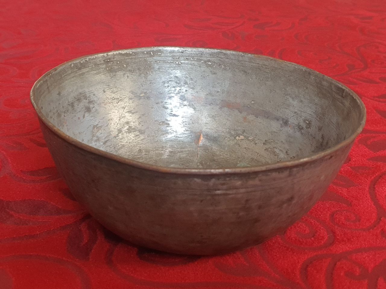 کاسه مسی قاجاری