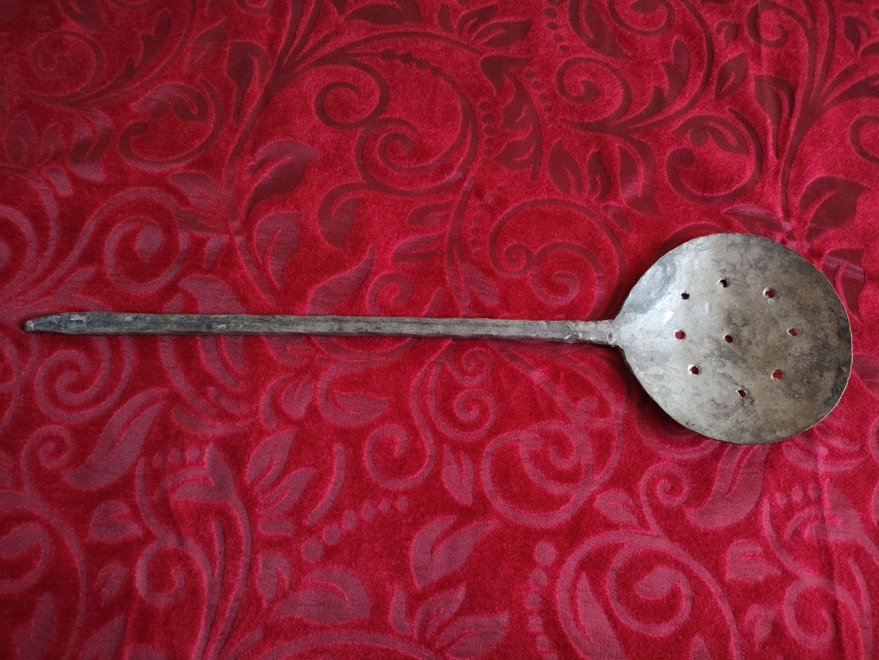 کفگیر مسی قاجاری