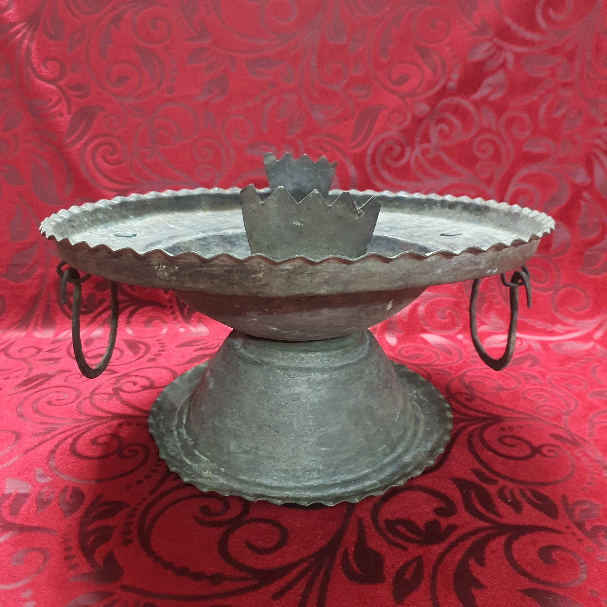 منقل مسی رشتی قاجاری