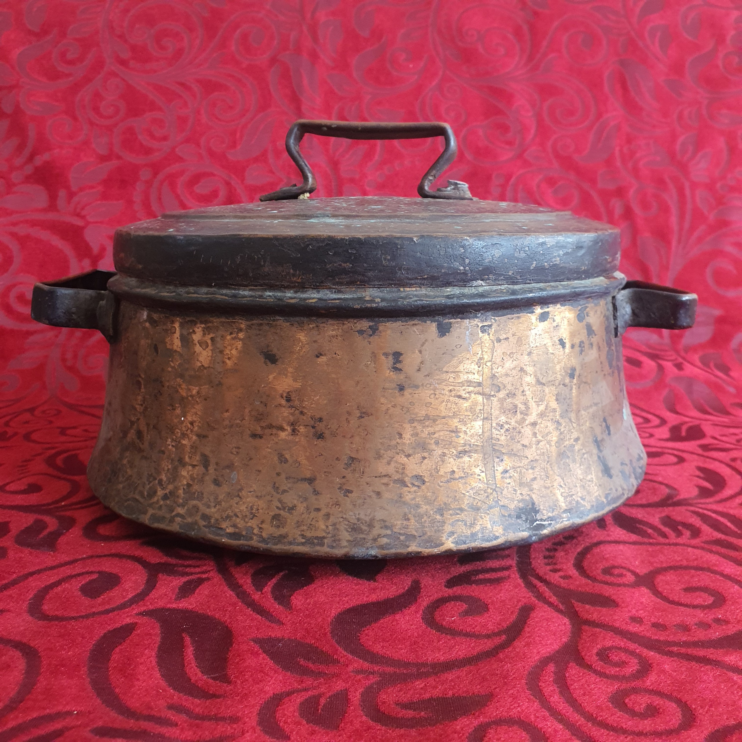 دیگ مسی قاجاری