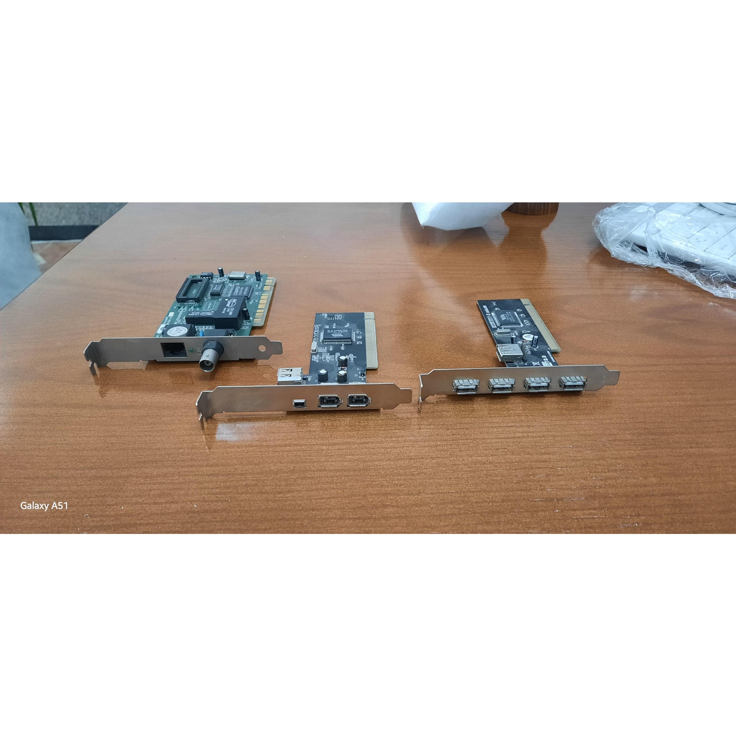 سه عدد کارت 1394 و شبکه و یو اس بی