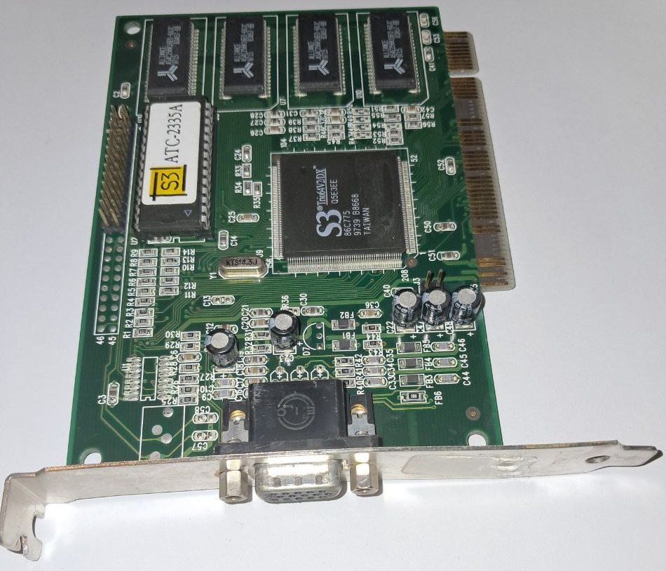 گرافیک S3 TRIO64V2/DX