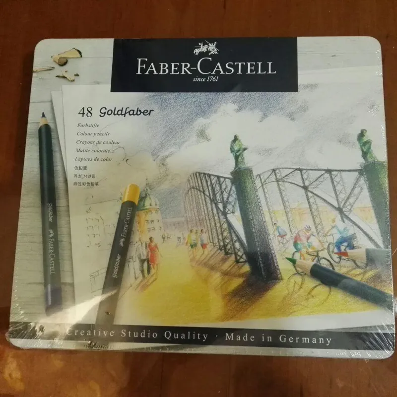 مداد رنگی 48 عدد Faber Castll Goldfaber