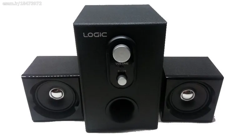 اسپیکر بلوتوثی 3 تکه ساب ووفر دار فلش خور Logic