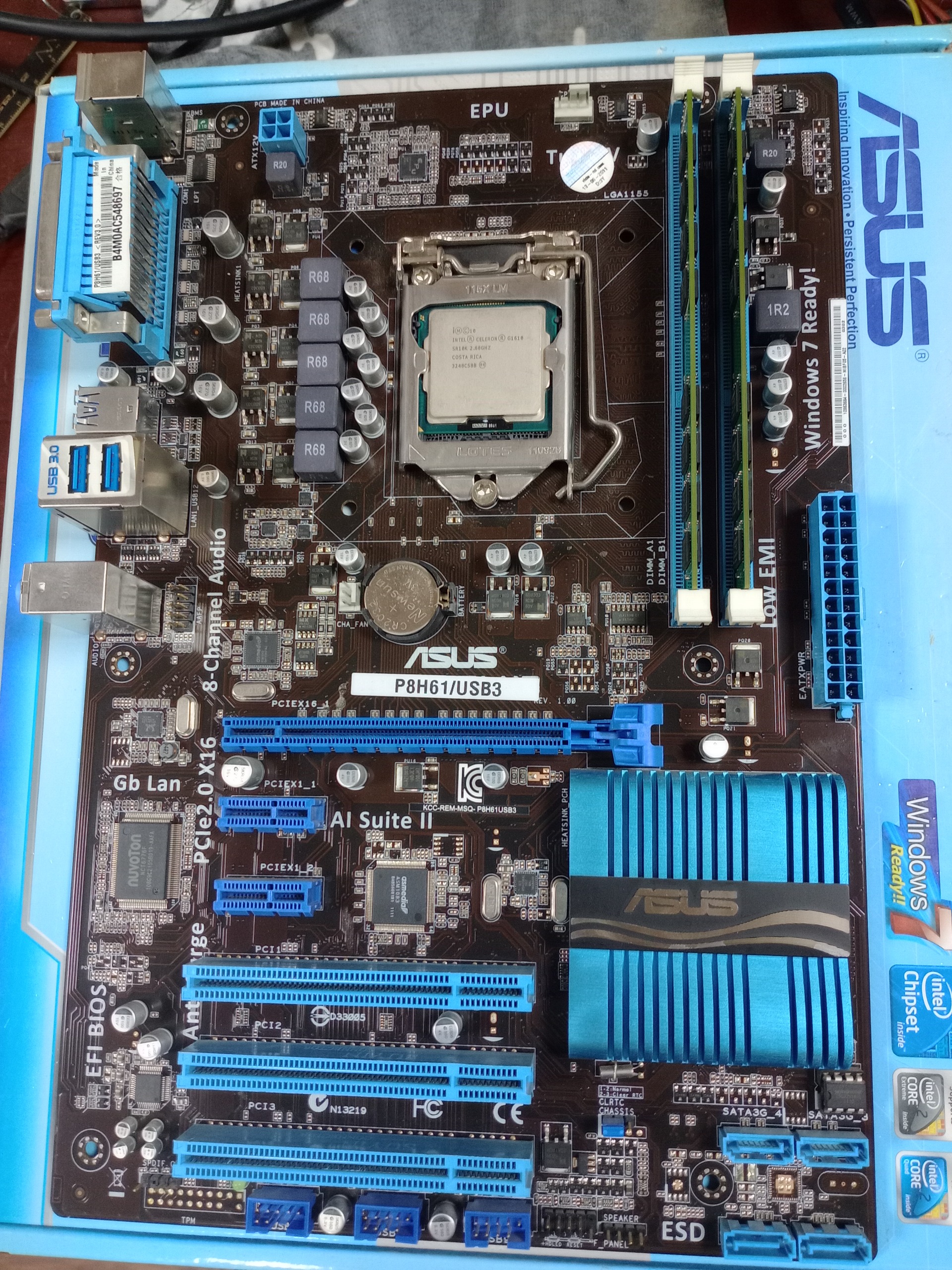 H61 usb3 مادربرد