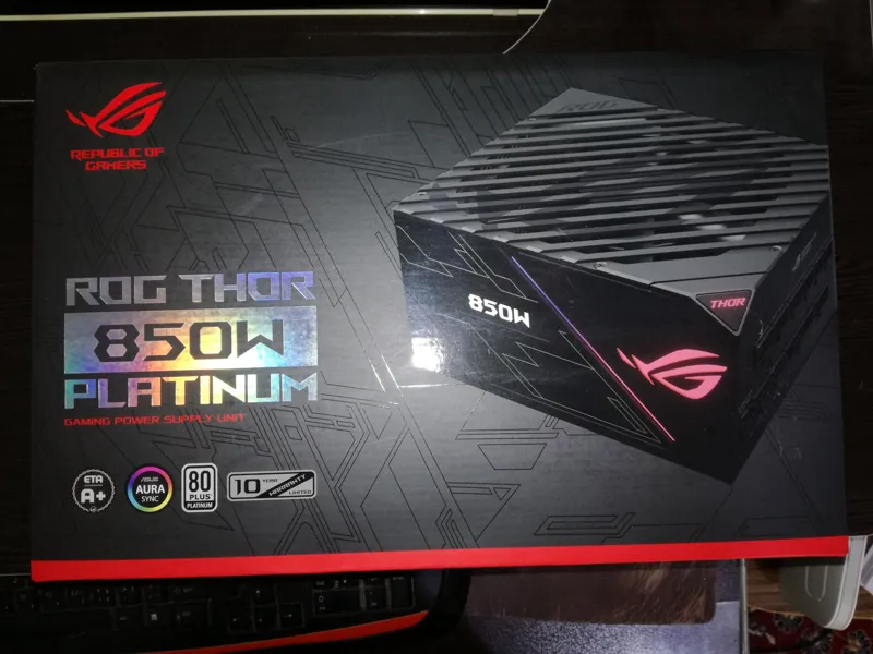 پاور ایسوس رگ ثور 850 وات پلاتینیوم گیمینگ