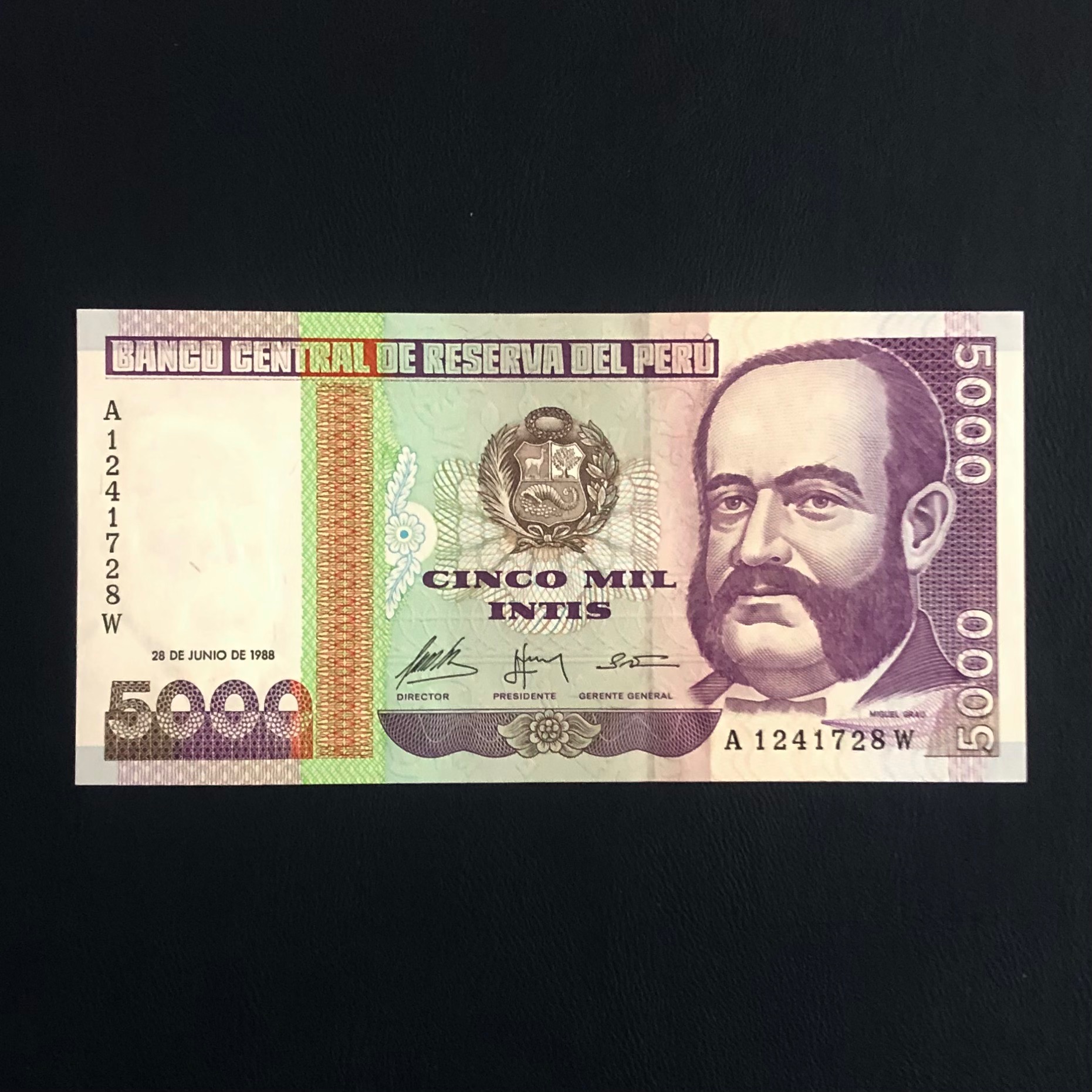 اسکناس تک بانکی 5000 اینتیسن پرو شماره متفاوت