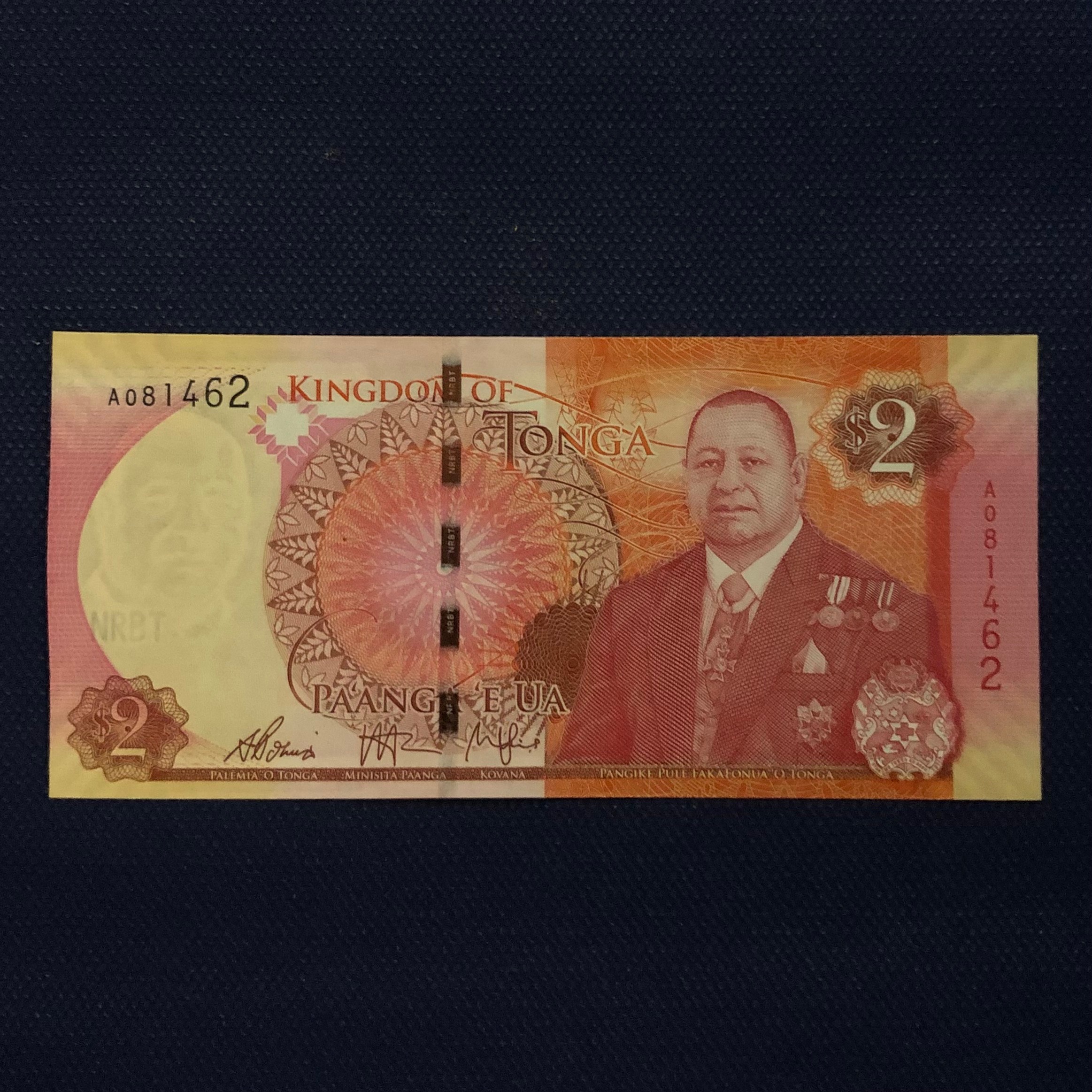 اسکناس تک بانکی 2 پاآنگا مانگا شماره متفاوت