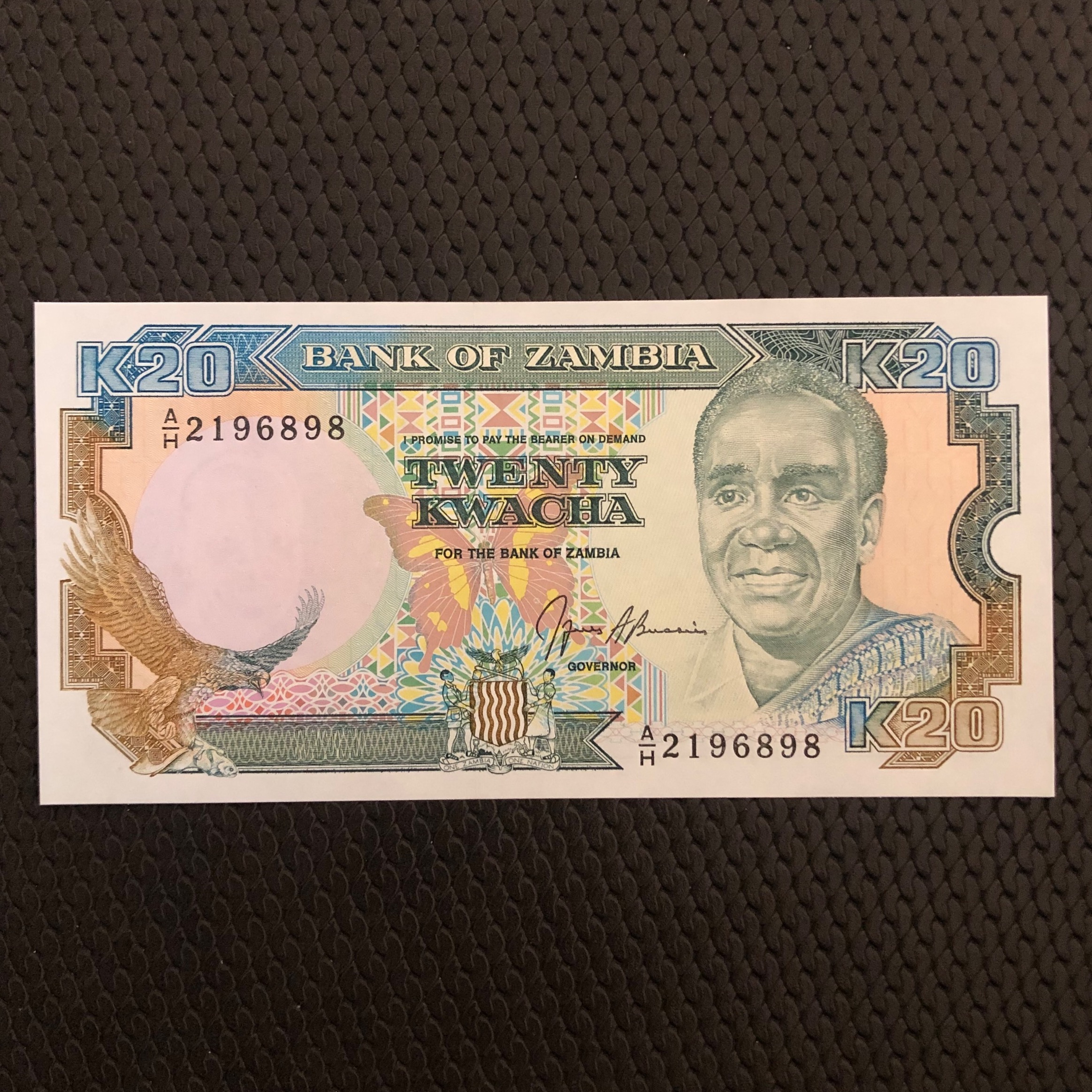 اسکناس تک بانکی کواچا زامبیا شماره متفاوت