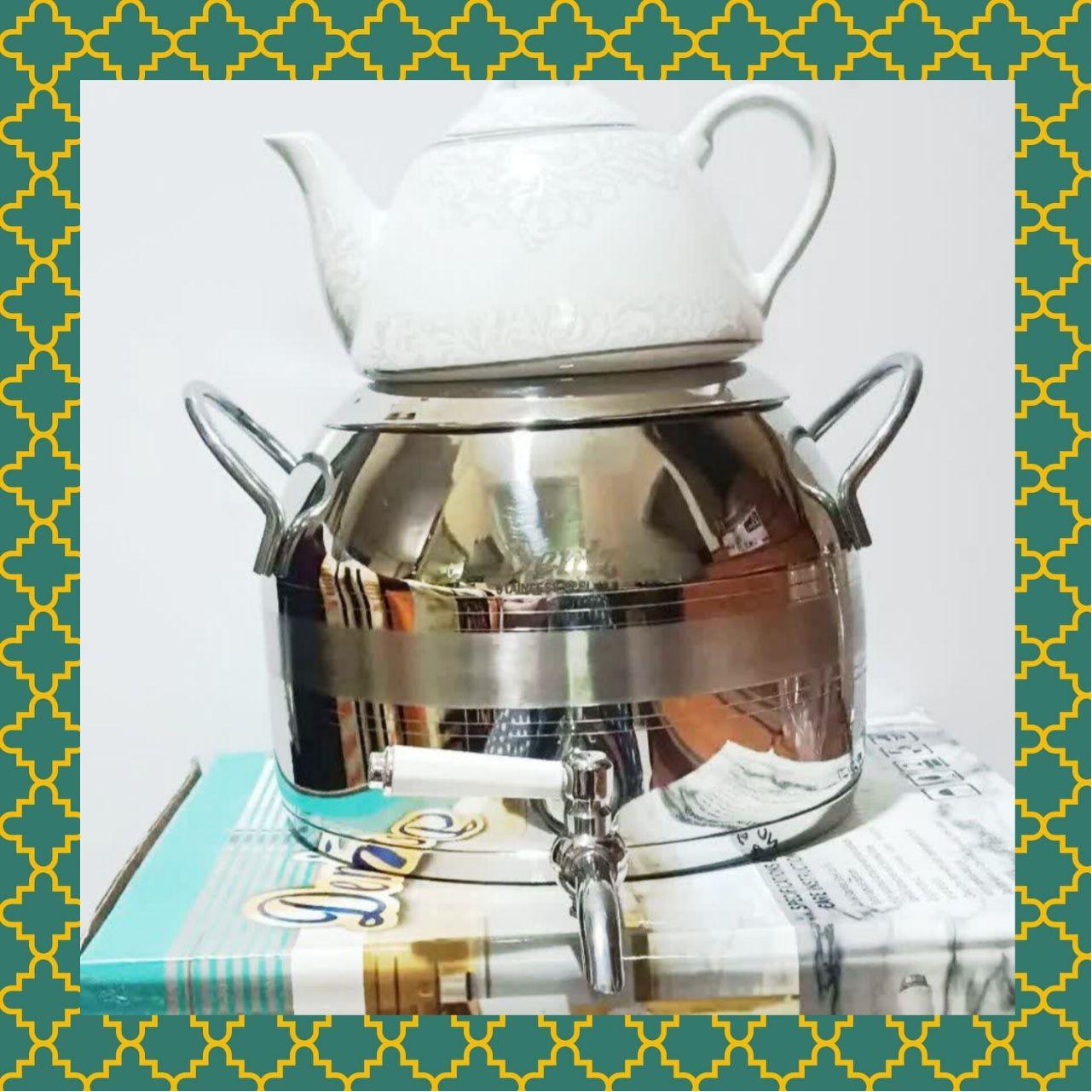ست کتری قوری نام تجاری دنیز کف چدن ترک