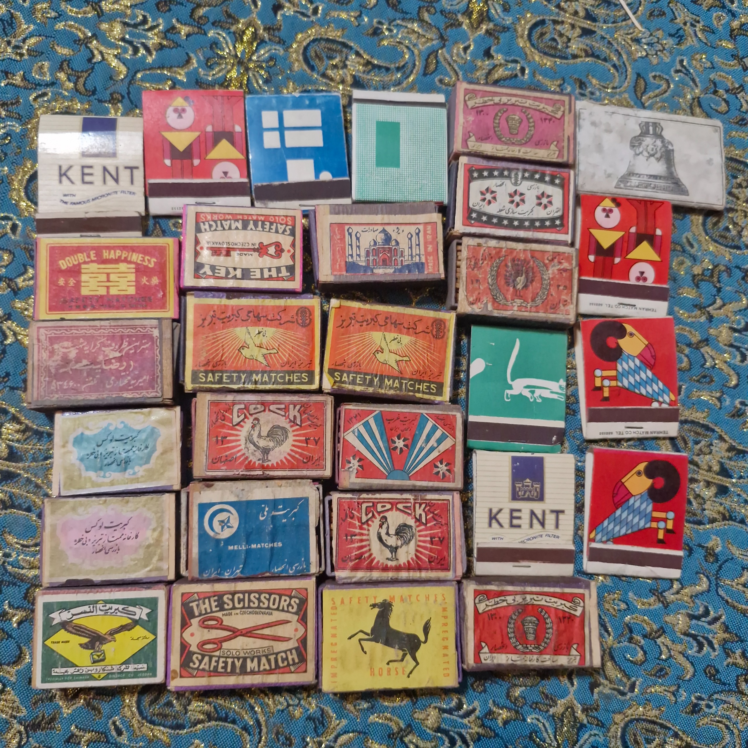 30 عدد کبریت قدیمی