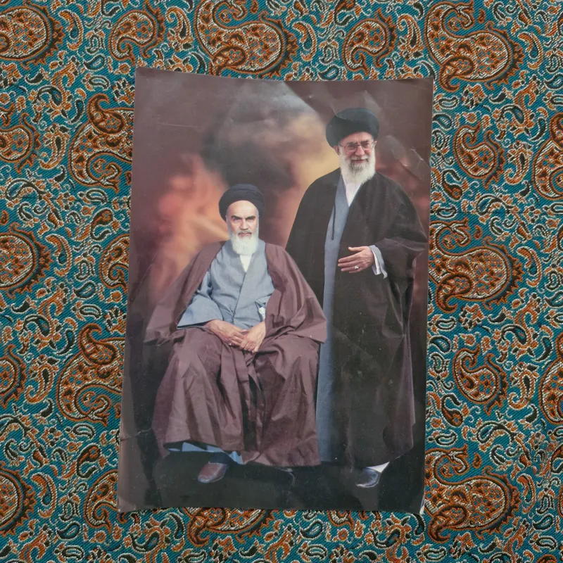 عکس امام خمینی و اقا خامنه ای