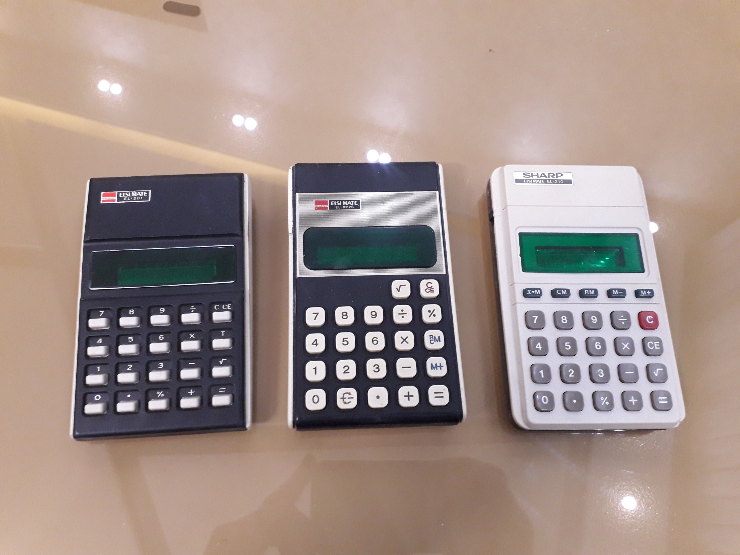 سه عدد ماشین حساب لامپی SHARP کلکسیونی