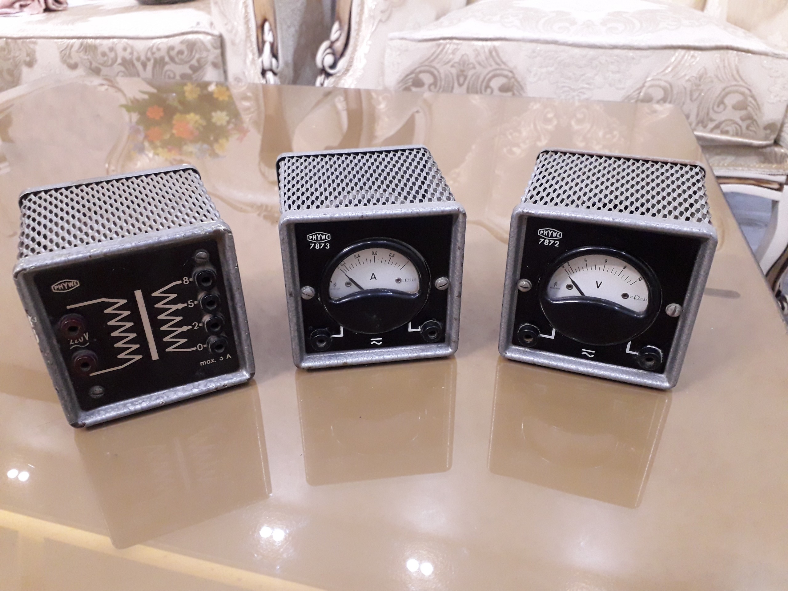 ترانس ، آمپرمتر و ولتمتر آلمانی،کلکسیونی
