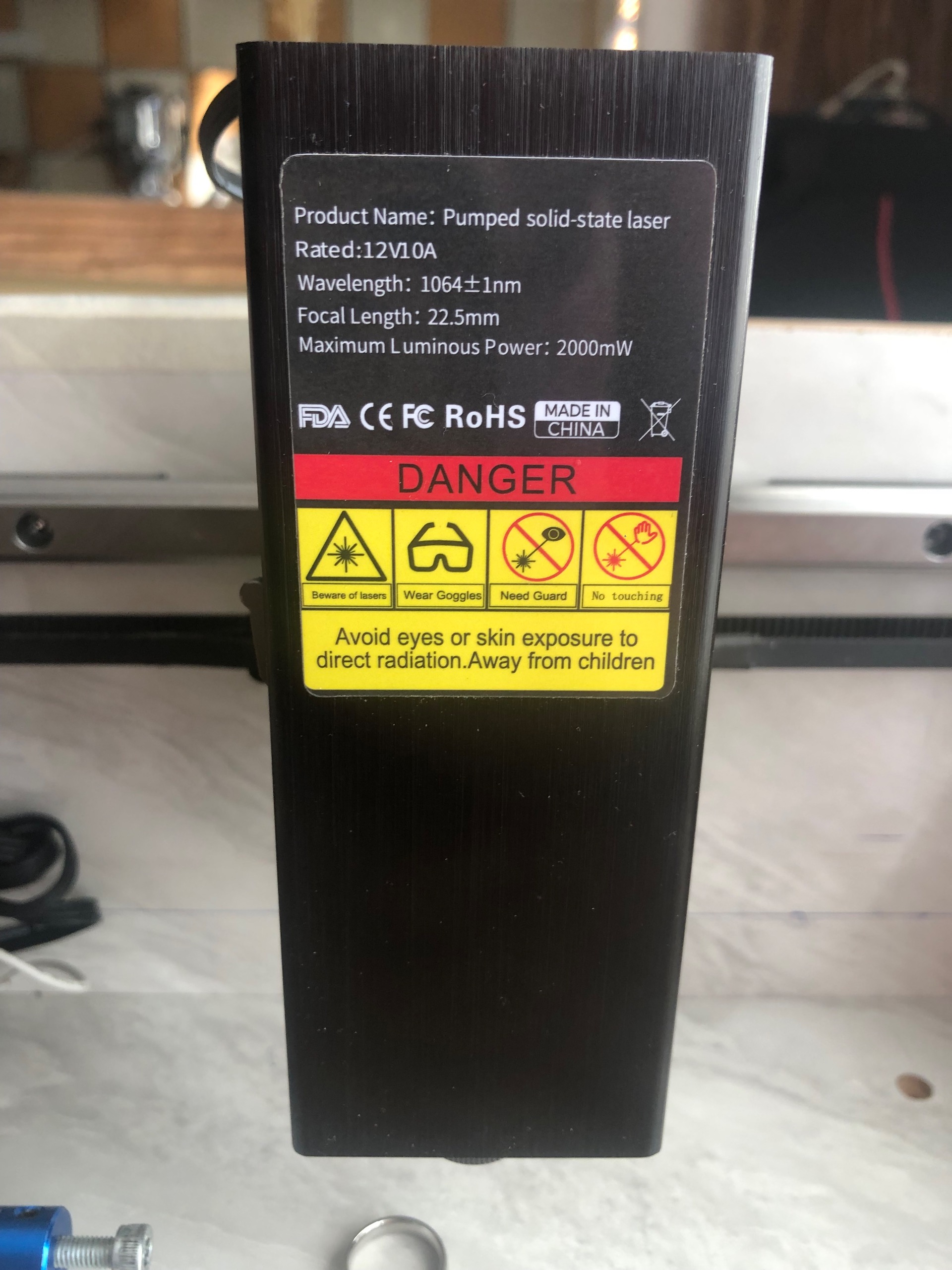 لیزر حکاکی فلزات مینی فایبر