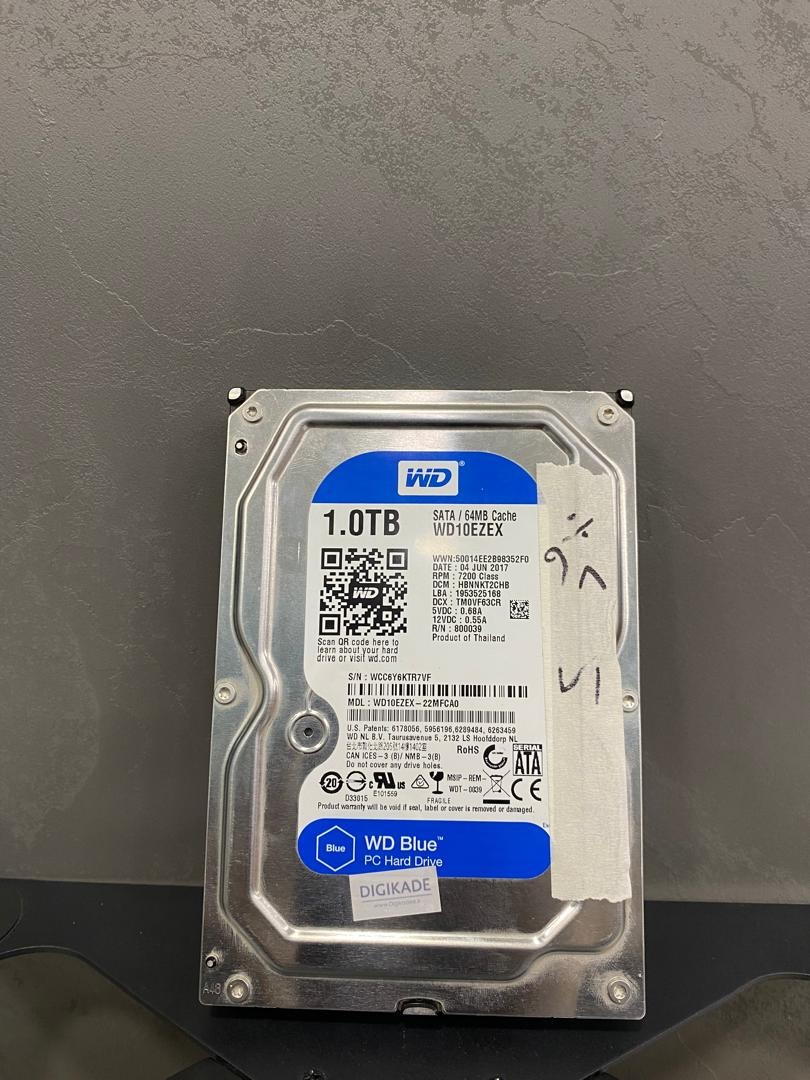هارد 1 ترا 3.5 اینچ آبی برند WD BLUE