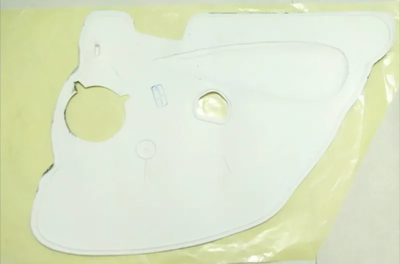 عایق رودری پژو 206 207 عقب راست