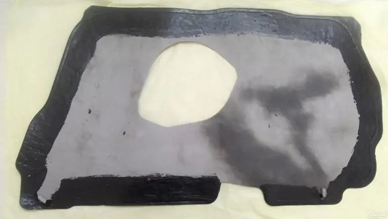 عایق پشت رودری پژو 206 207 جلو چپ