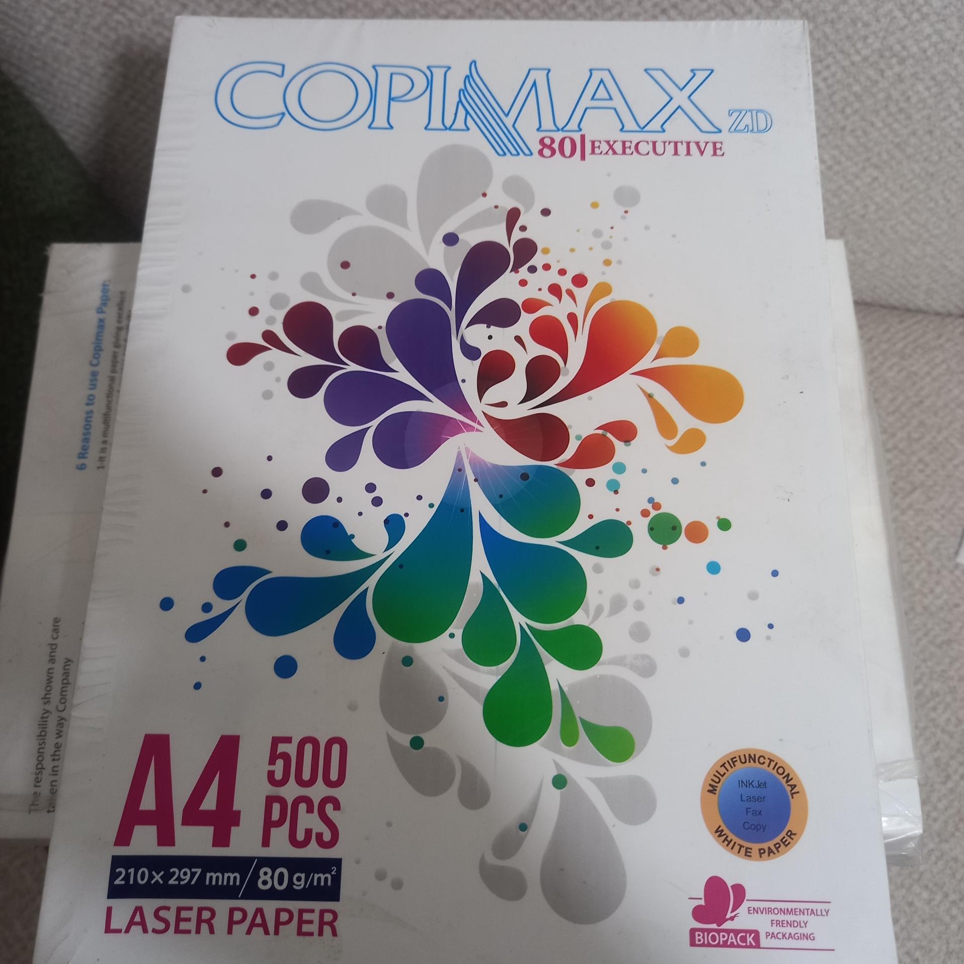 کاغذ A4 کپی مکث ZD بسته 500 عددی
