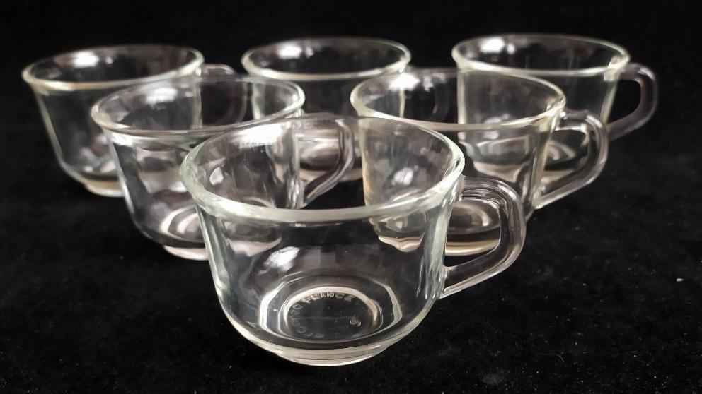 6 عدد فنجان فرانسوی آرکروک قدیمی