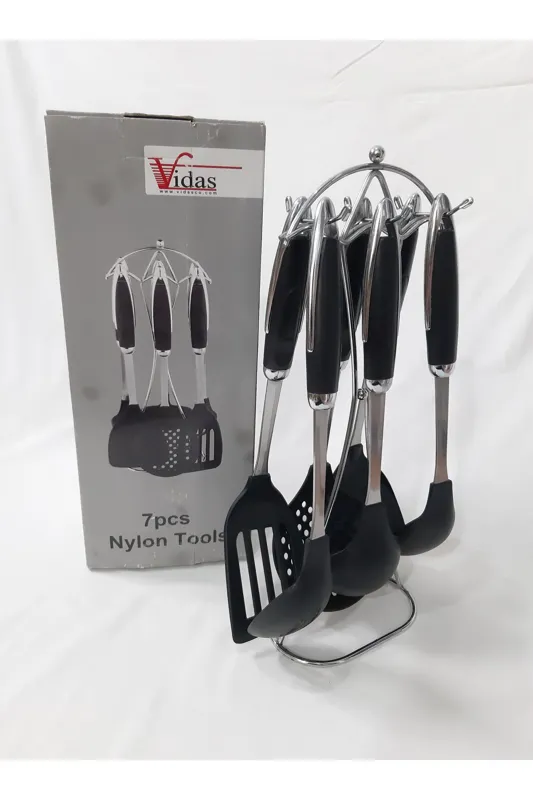 سرویس کفگیر و ملاقه 6 تکه ویداس با استند