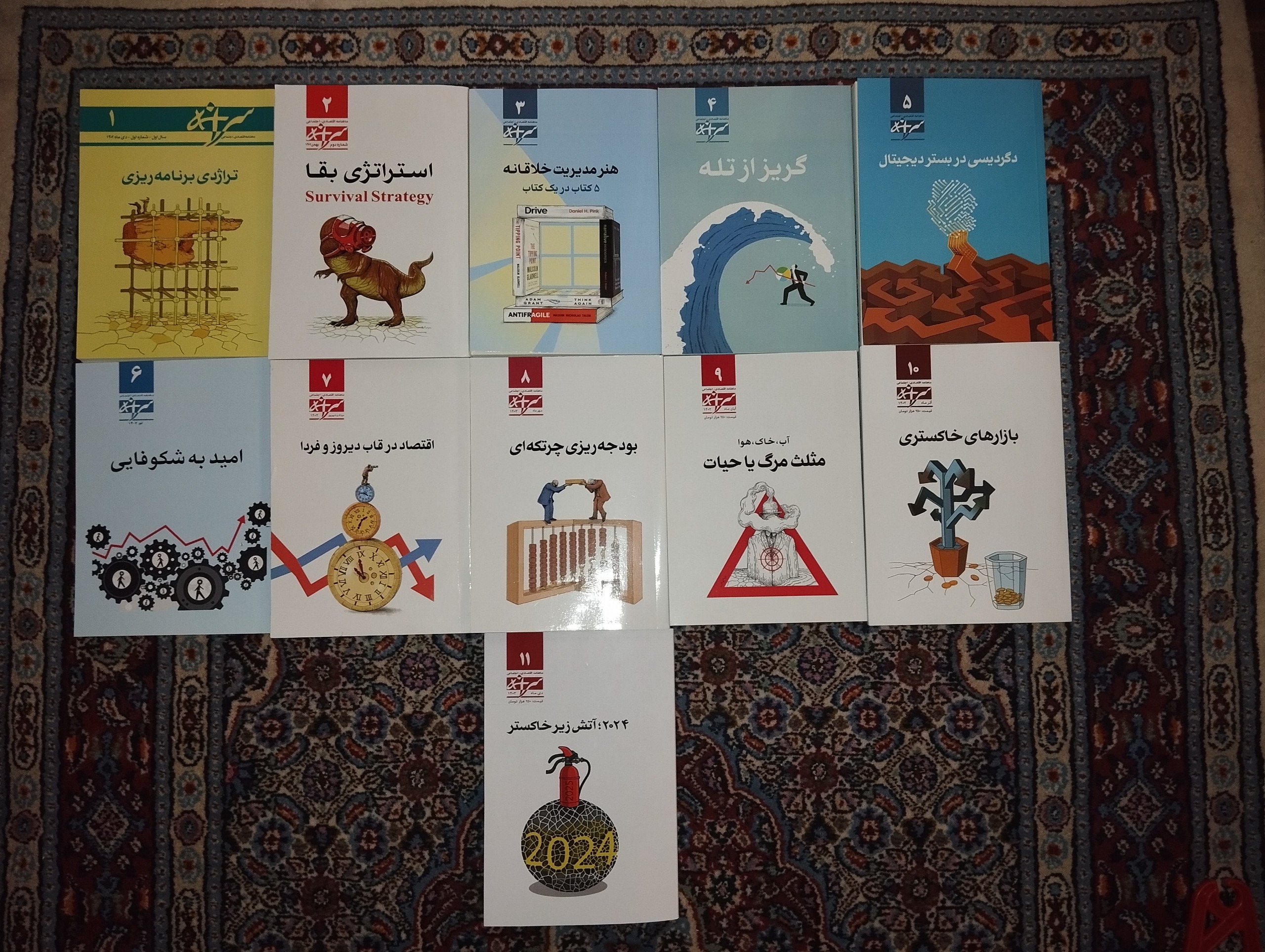 11 جلد نشریه اقتصادی سرانه