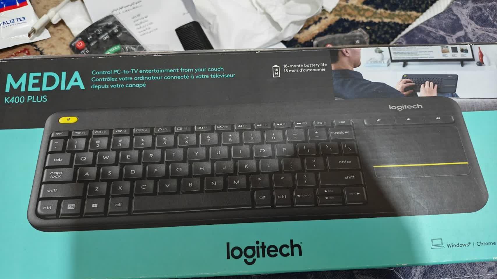 کیبورد بی سیم لاجیتکK400 Plus