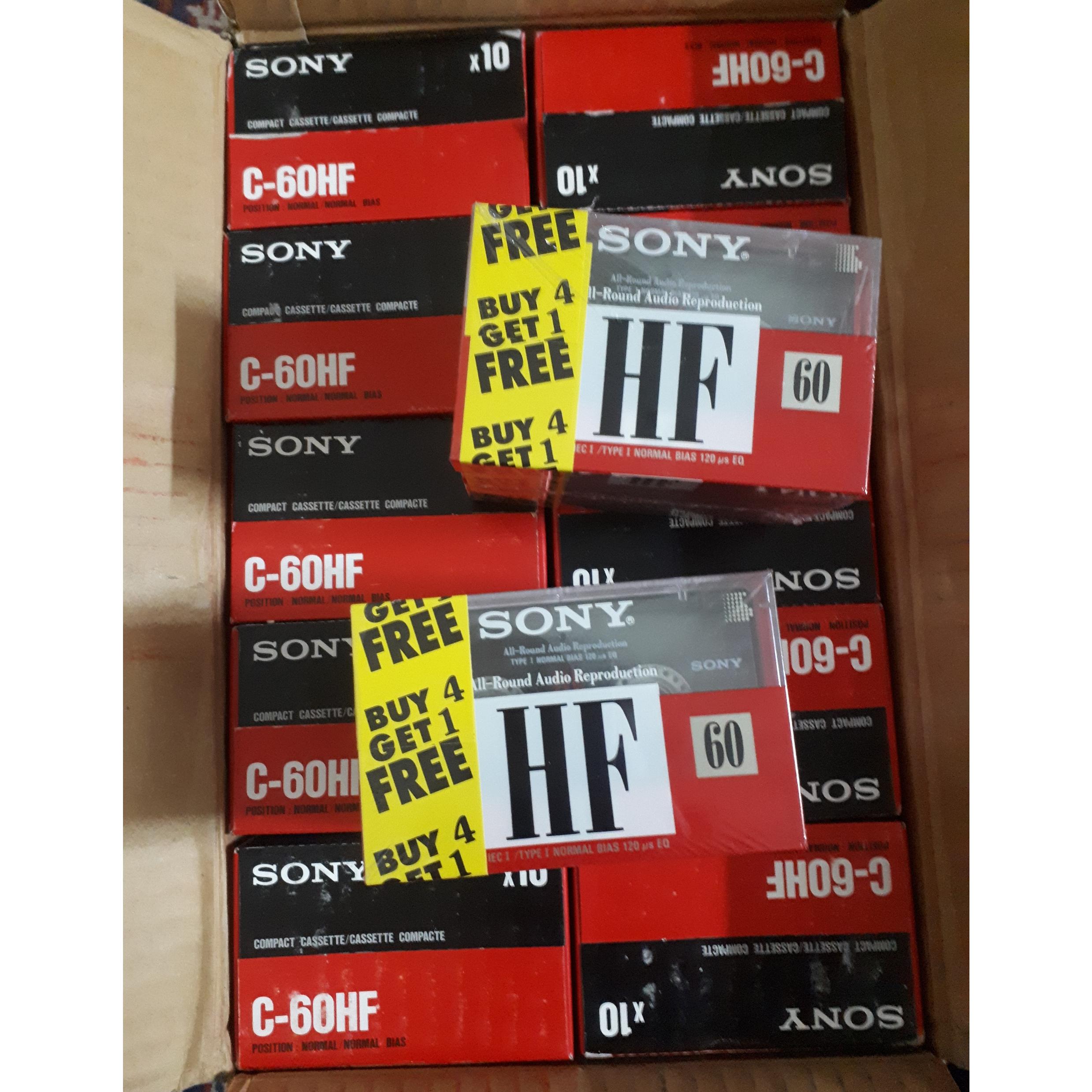 باکس دهتایی نوار کاست سونی HF