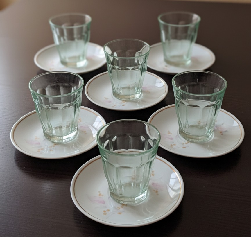 استکان و نعلبکی قدیمی