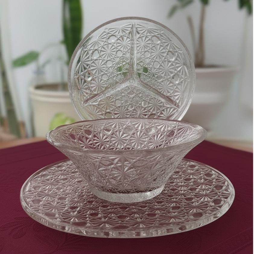 سه تیکه ظروف پذیرایی فرانسه