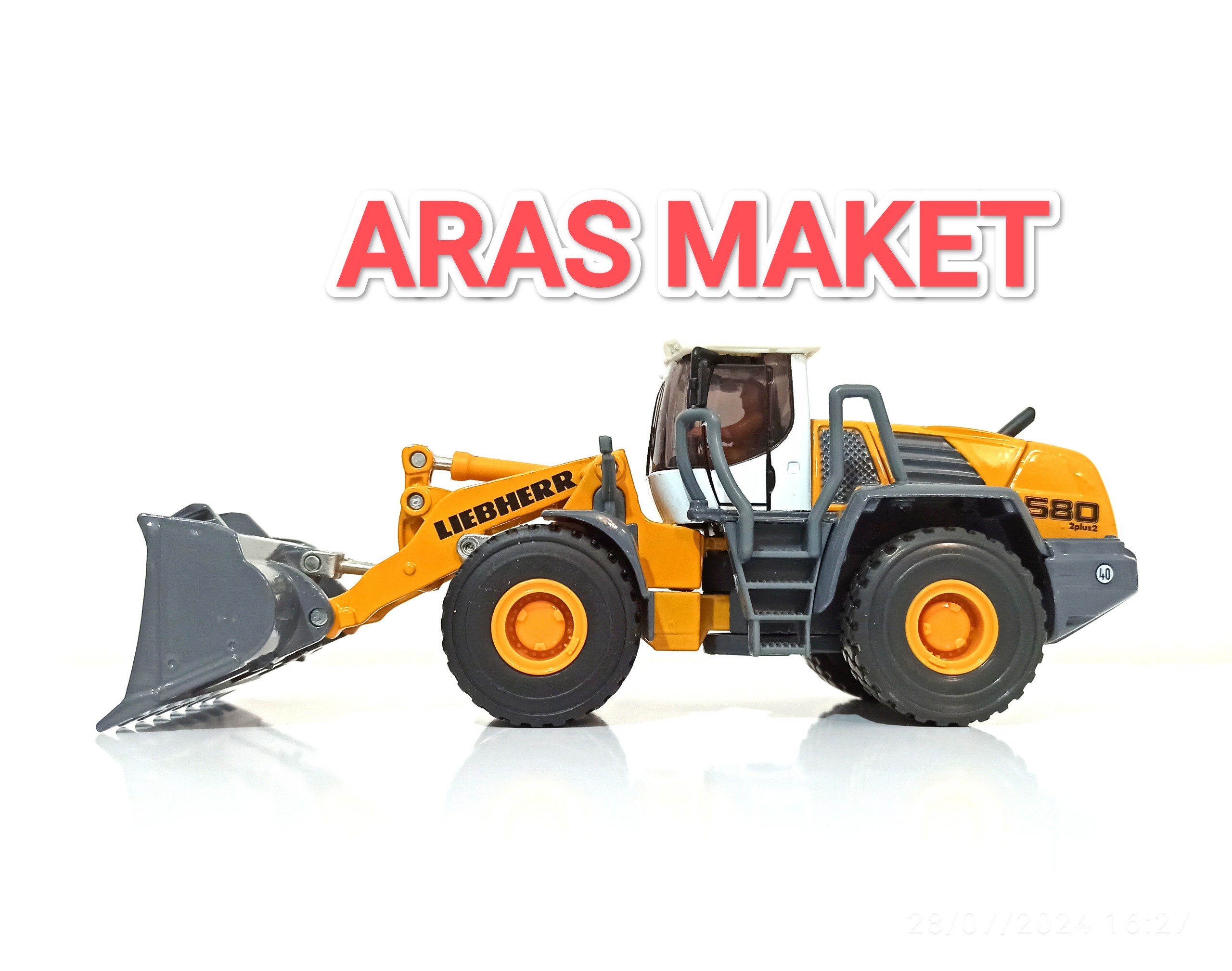 ماکت فلزی لودر لیبهر LIEBHERR 580 سیکو آلمان