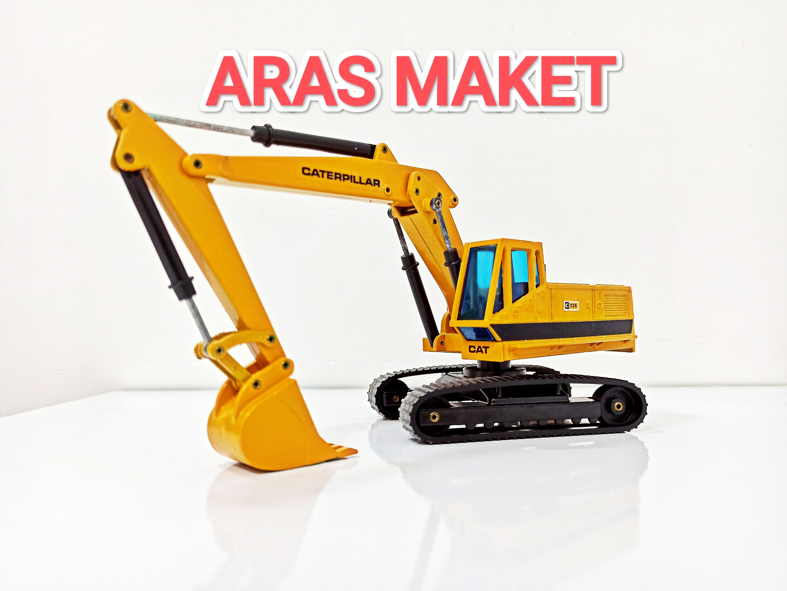 ماکت اورجینال فلزی بیل مکانیکی کاترپیلار CAT 225