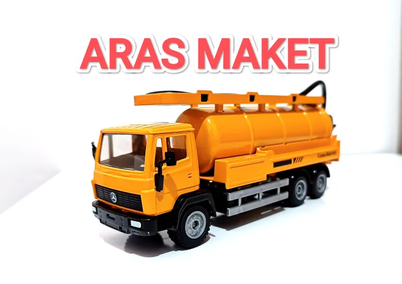 ماکت آلمانی تمام فلزی کامیون تانکر وکیوم بنز SIKU