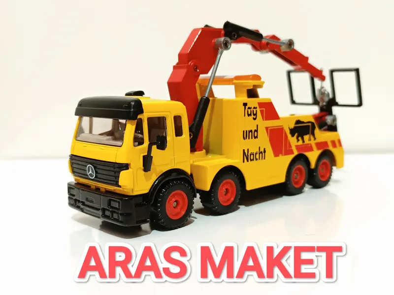 ماکت آلمانی تمام فلزی کامیون امداد جاده بنز SIKU