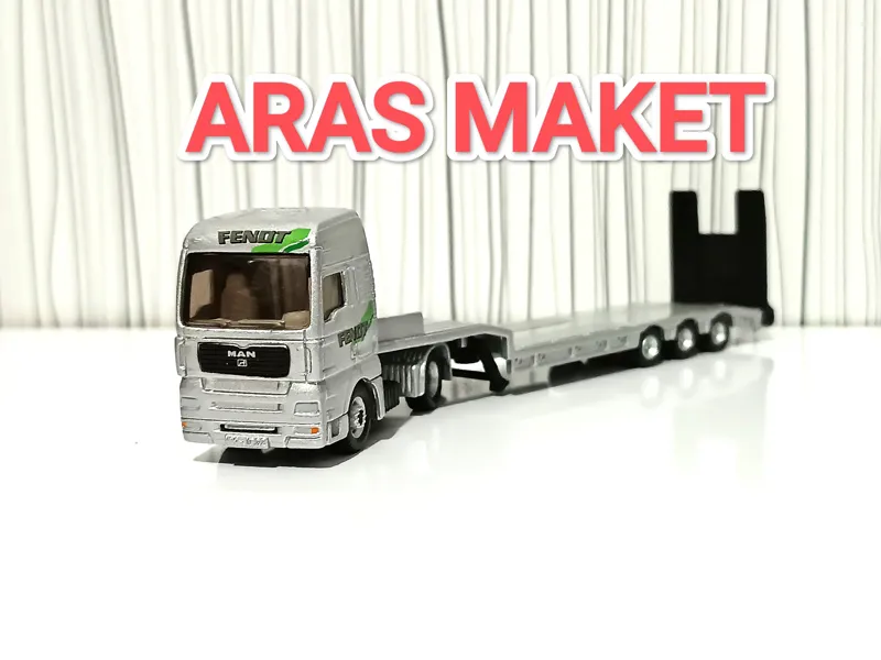 ماکت تمام فلزی تریلی کمرشکن مان MAN برند سیکو