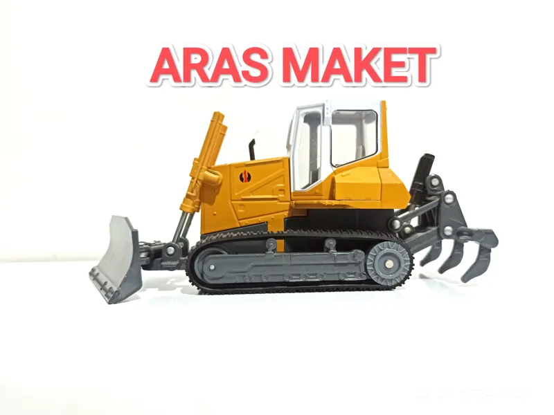 ماکت تمام فلزی بولدوزر برند HY TRUCK های تراک