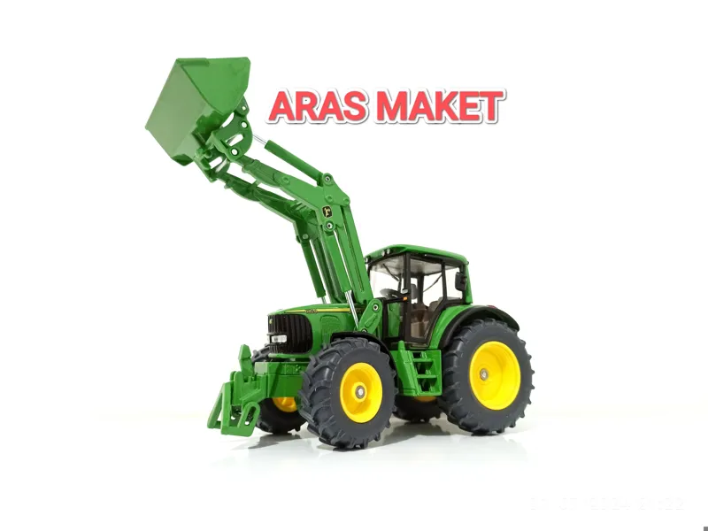 ماکت فلزی تراکتور پاکت دار جان دییر John Deere