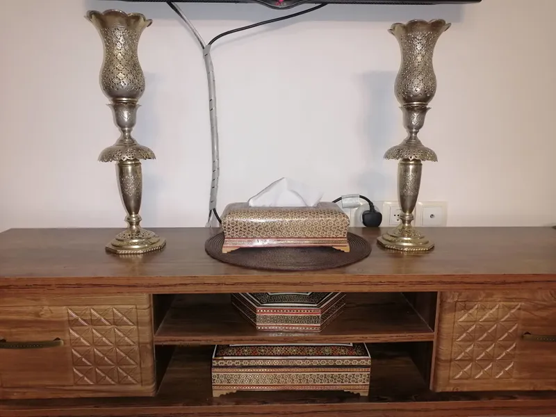 چراغ لاله مشبک قدیمی