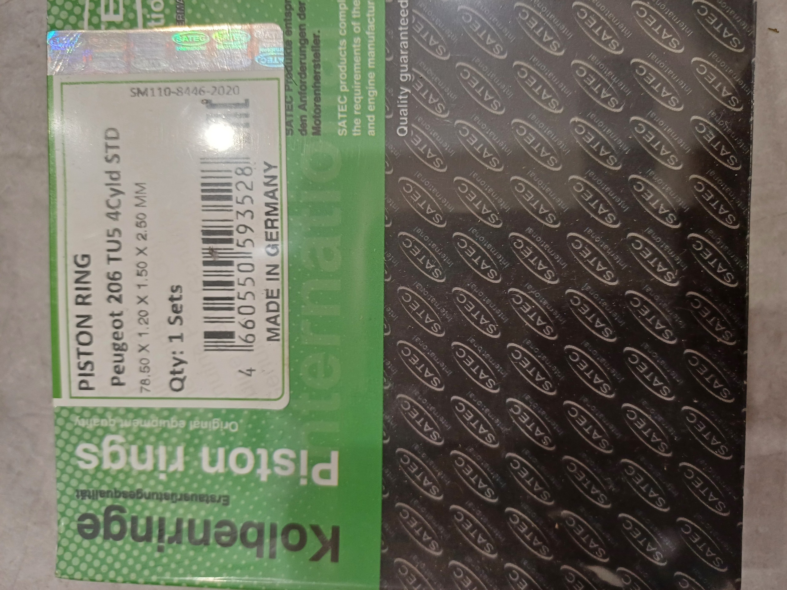 رینگ پیستون اورجینال تیوفایو SM آلمانی