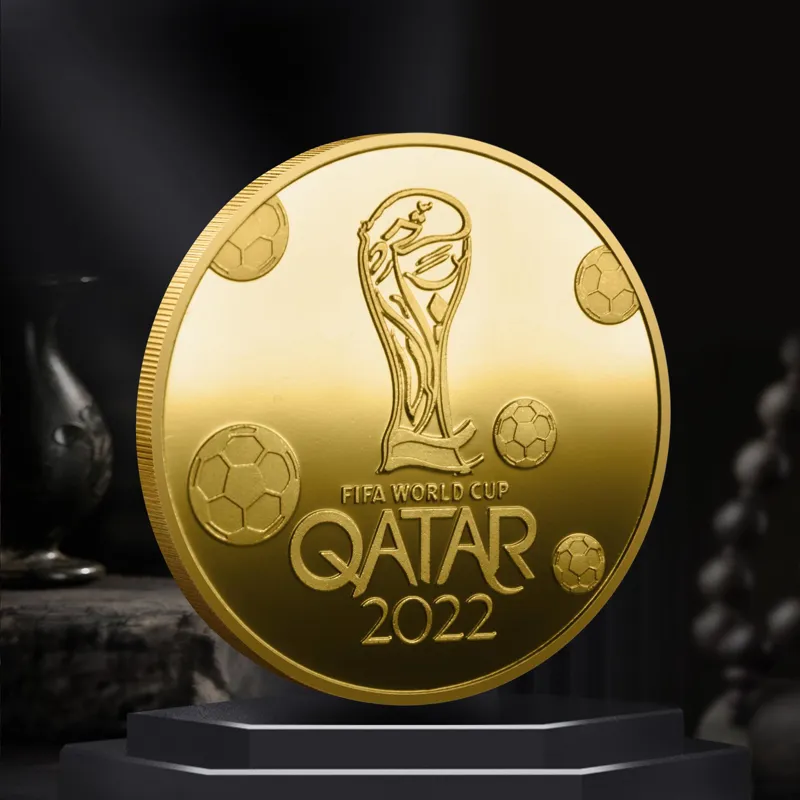 سکه یادبود جام جهانی قطر 2022