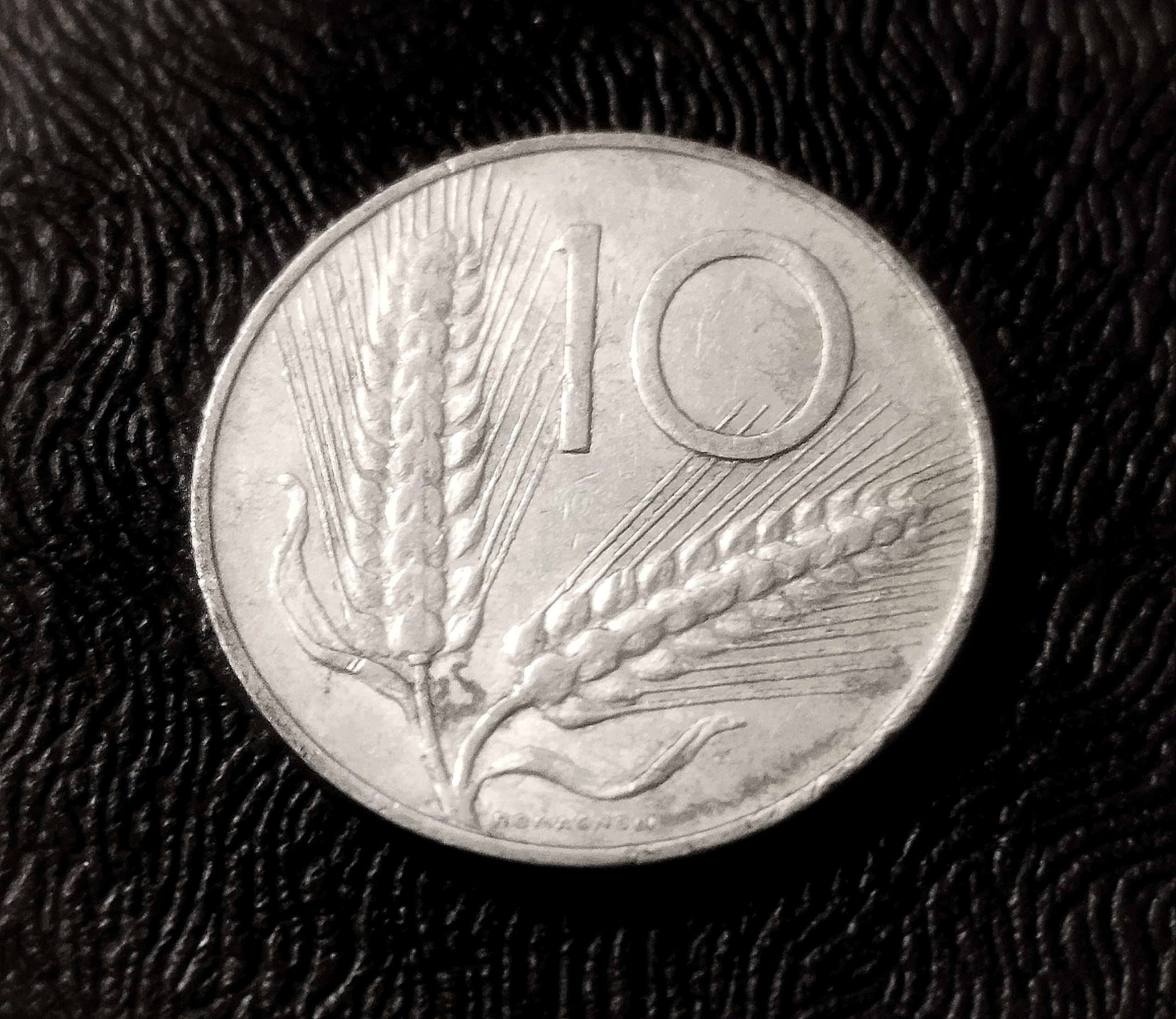 سکه قدیمی 10 لیر ایتالیا 1956
