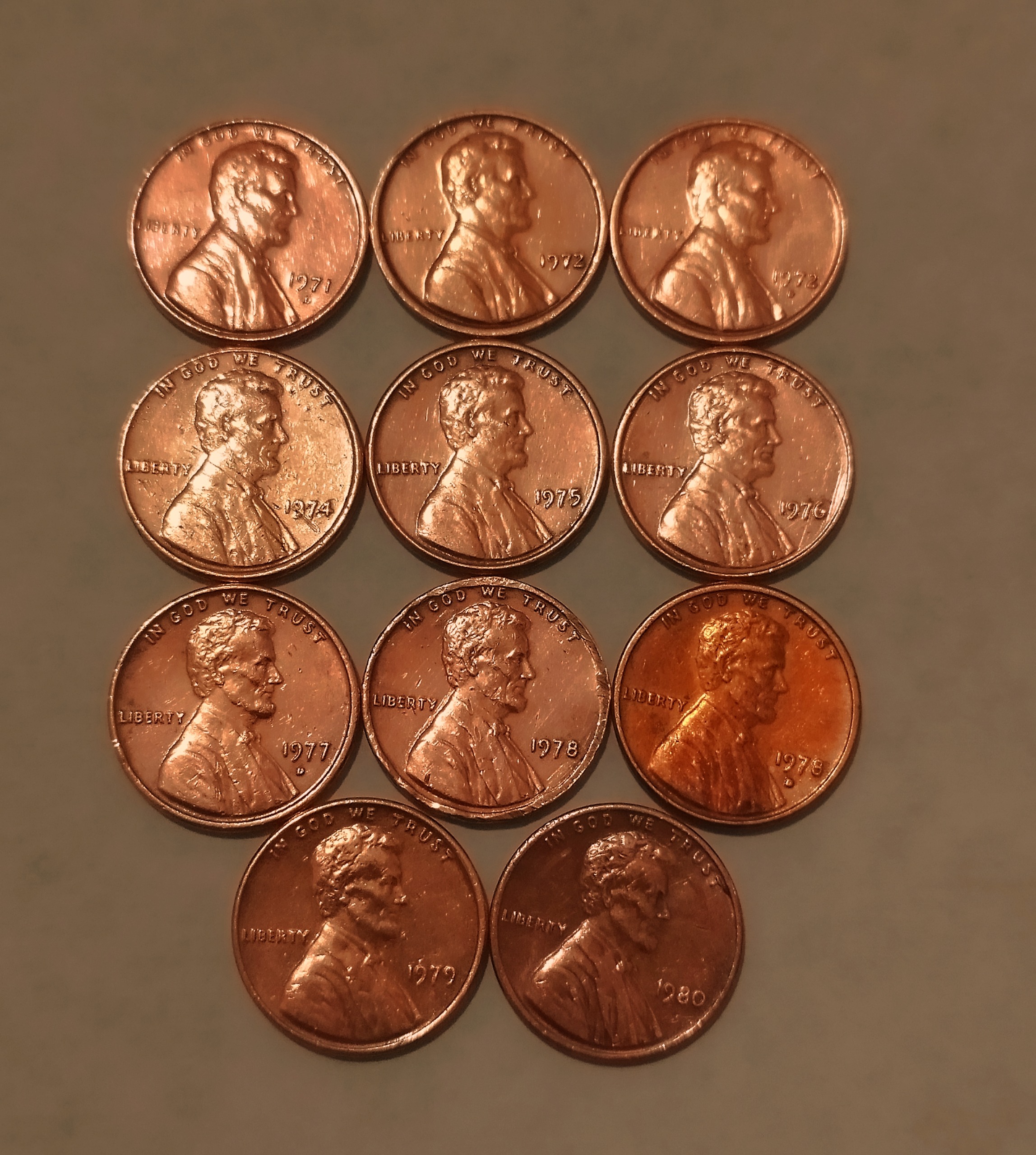 سنت آمریکااز سال 1971تا1980تعداد11عددتوضیحات