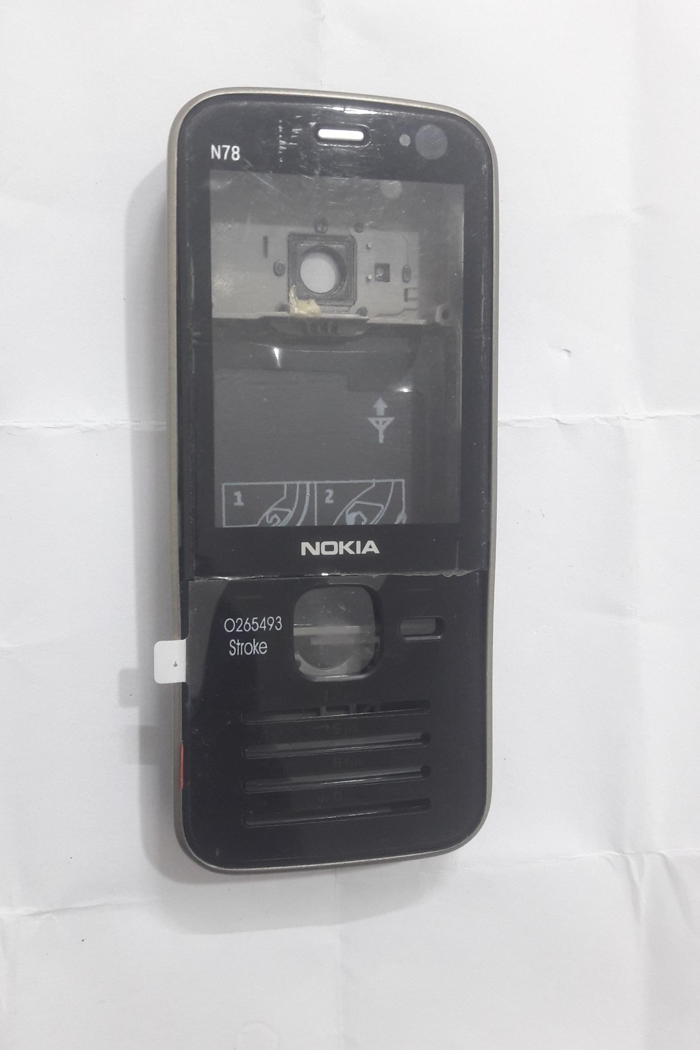 قاب نوکیا n78بدون کلید بغل و پاور